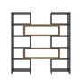 Hanah Home Poyraz - Negro y Roble